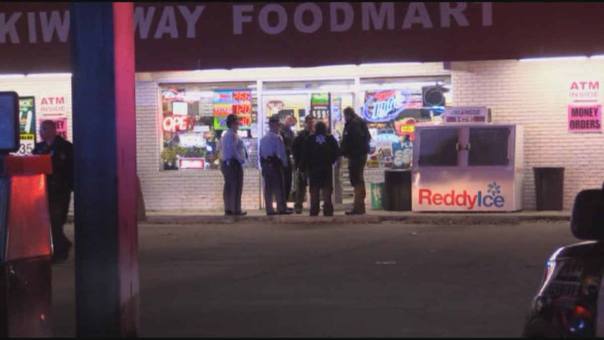 A convenience store clerk shot and killed a man allegedly trying to rob the Kwikway Foodmart,...