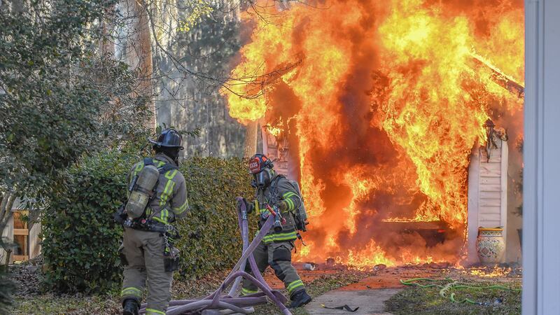 The Bluffton Fire District and Beaufort County EMS responded to a structure fire in the...