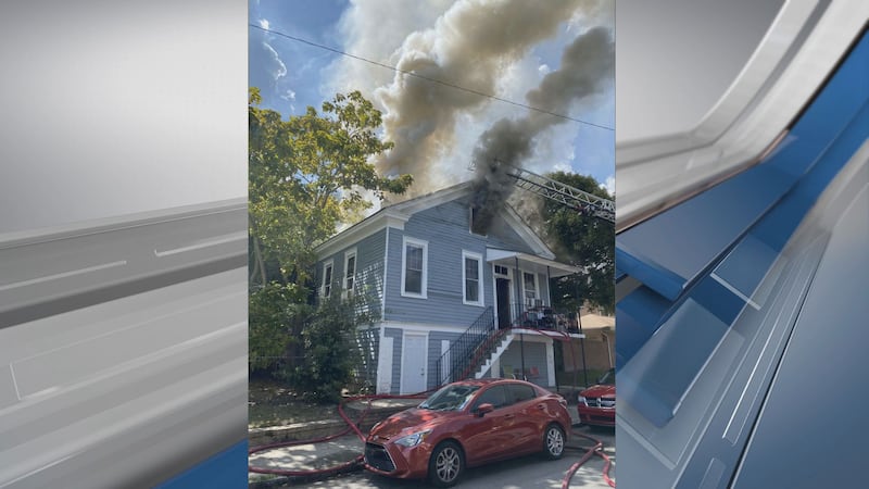 Six people were displaced after a house fire in Savannah Sunday afternoon.