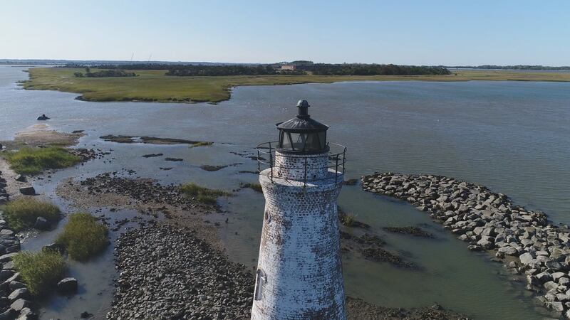 Cockspur Lighthouse.