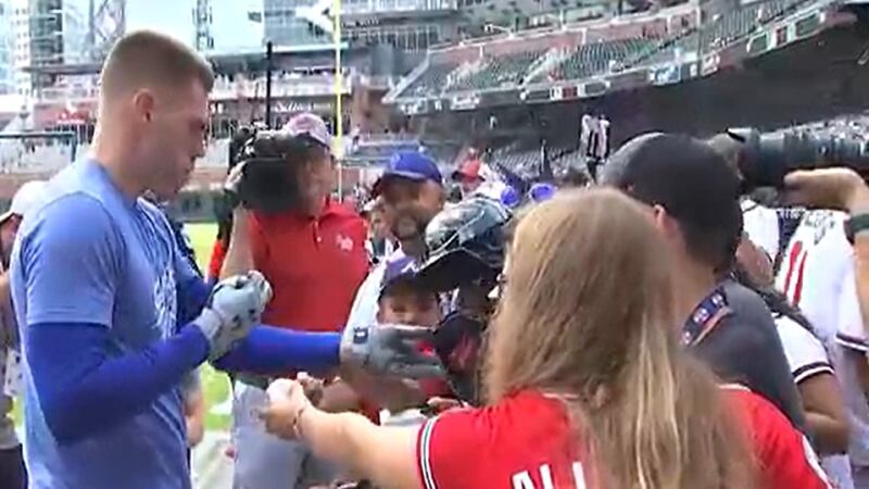 Freddie Freeman makes emotional return to Truist Park to play Braves