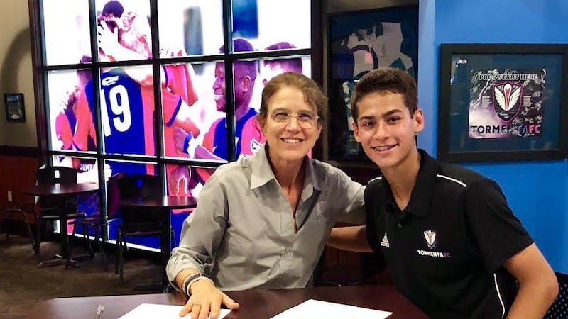 Current Benedictine sophomore Tristan DeLoach has signed to play professional soccer with...