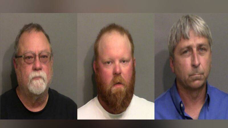 Greg McMichael (left), Travis McMichael (center) and William "Roddie" Bryan (right) have been...