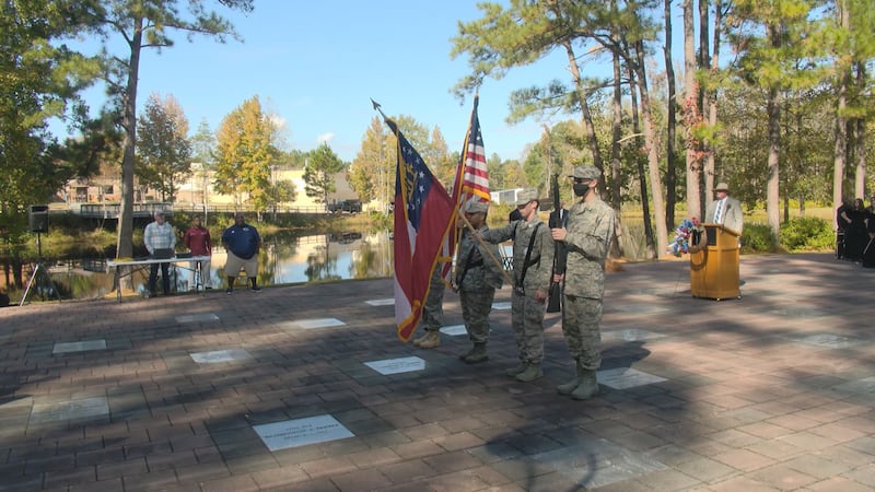 Members of the Veterans Park Board of Directors held a ceremony in Springfield to honor...
