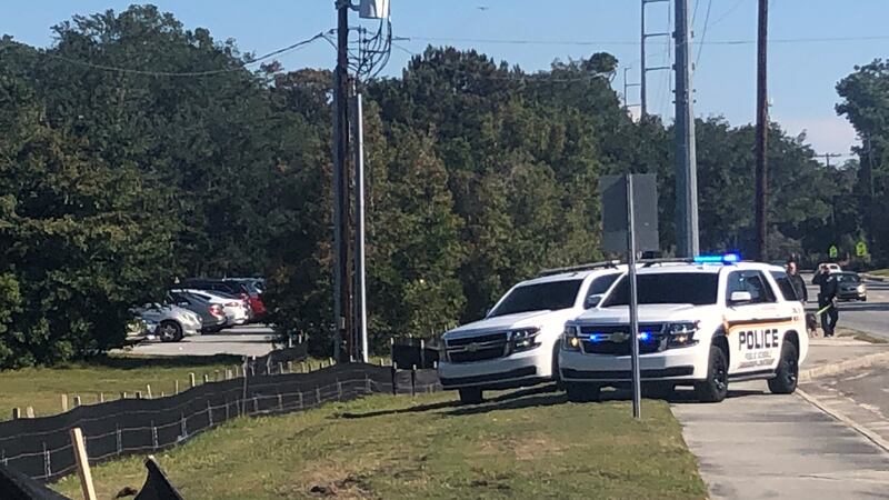 Police search Jenkins High after school officials received notification of a possible threat.