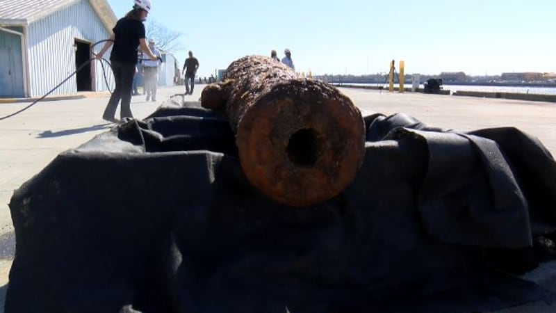 Cannon recovered from Savannah River