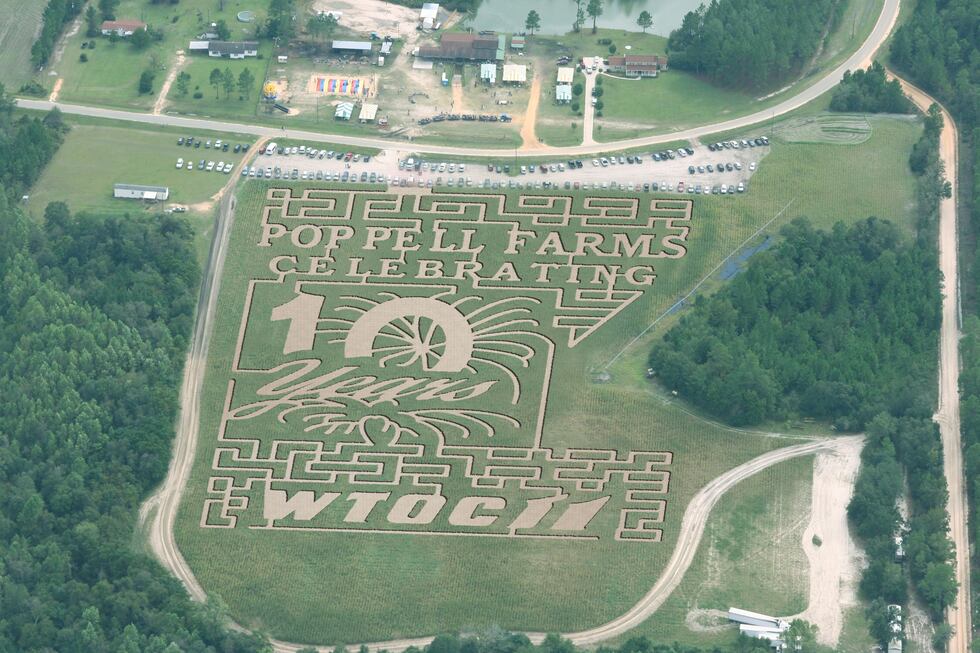 The Poppell's are working on this year's design for the fall!