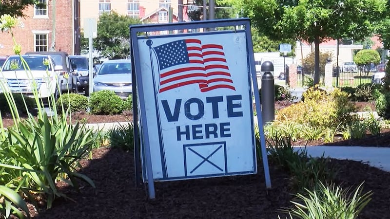 A voting location in Savannah, Ga.