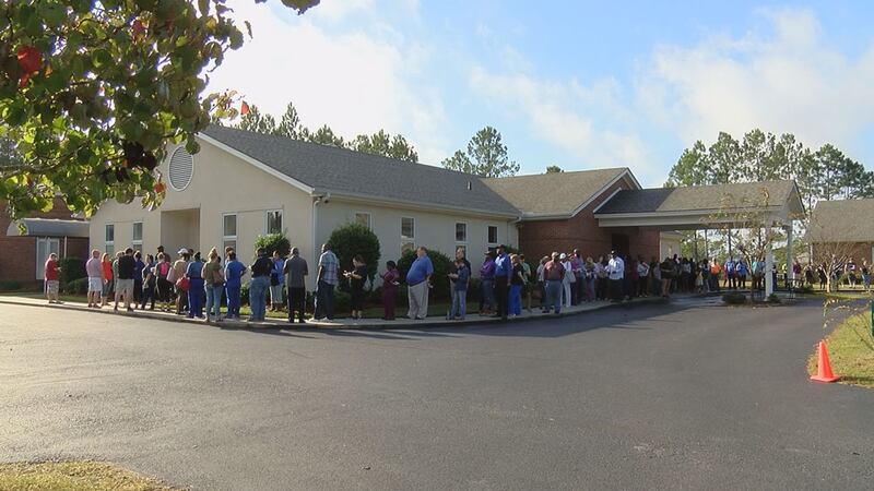 Voters waited in long lines last November to cast their votes in Pooler. (Source: WTOC)