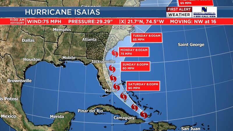 11AM Friday Advisory.