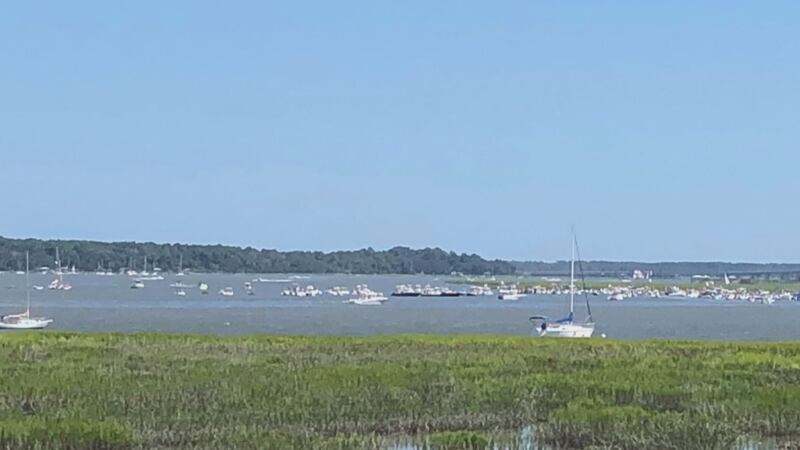 The mayor of Beaufort is asking people to think twice about their weekend plans, specifically...